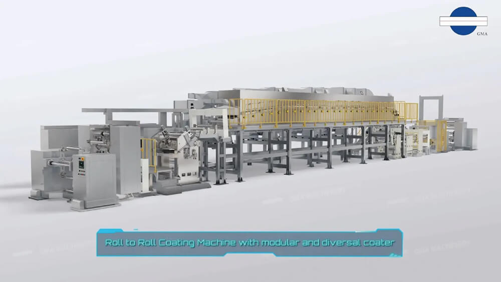 Roll to Roll Coating Machine with modular and diversal coater